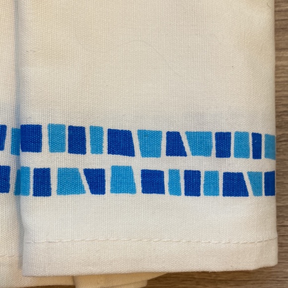 Sea glass mosaic Napkins (8) made in India NWOT - Picture 3 of 13